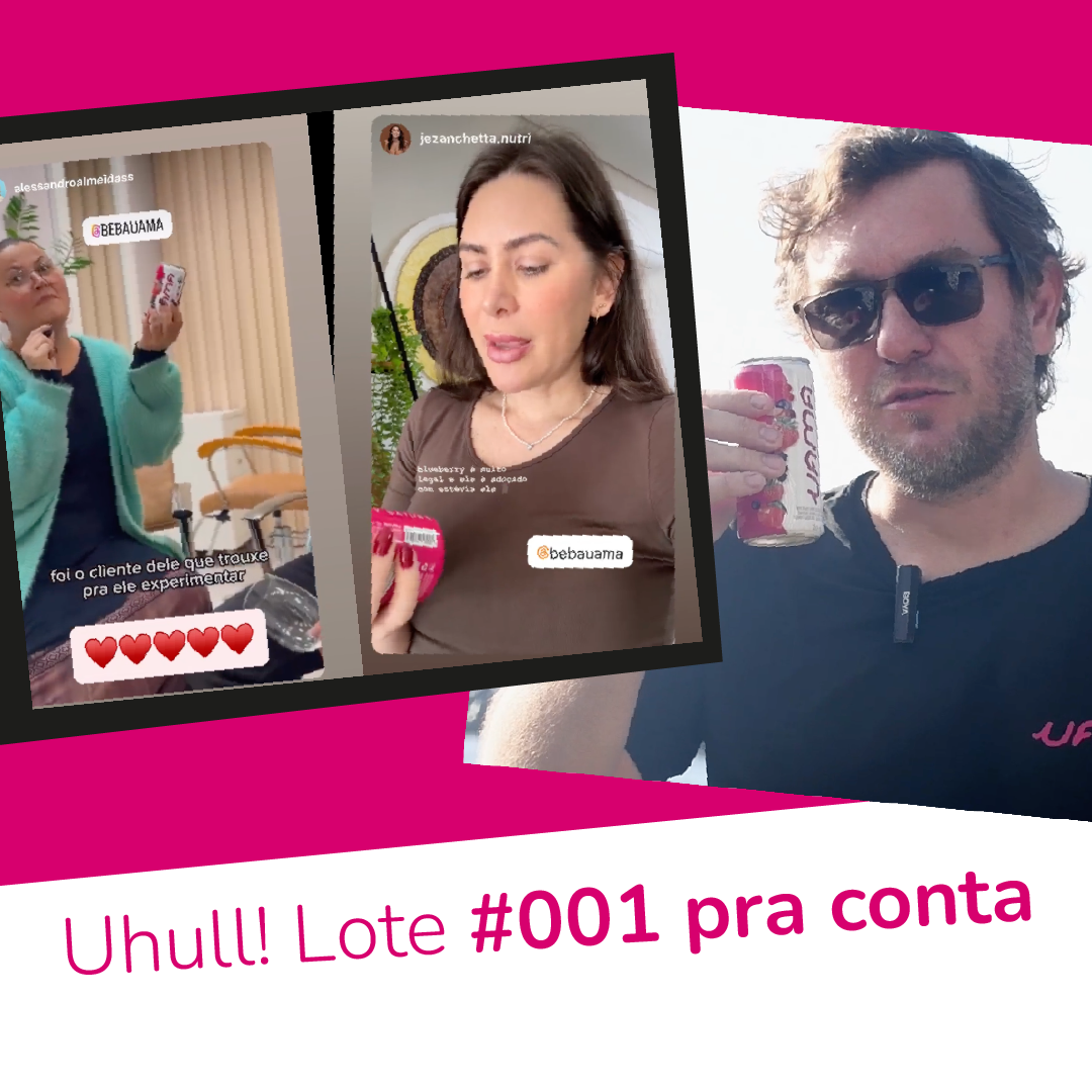Comemorando d+ os resultados do primeiro lote!